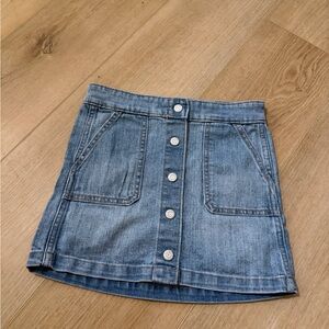 Old Navy Blue Denim Girls Skirt Size 6/7